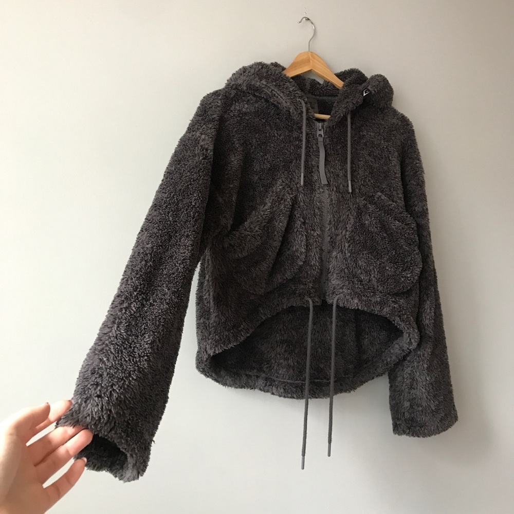 *SOLD* Gymshark Fleece Zip-up Hoodie - Picture 3 of 12